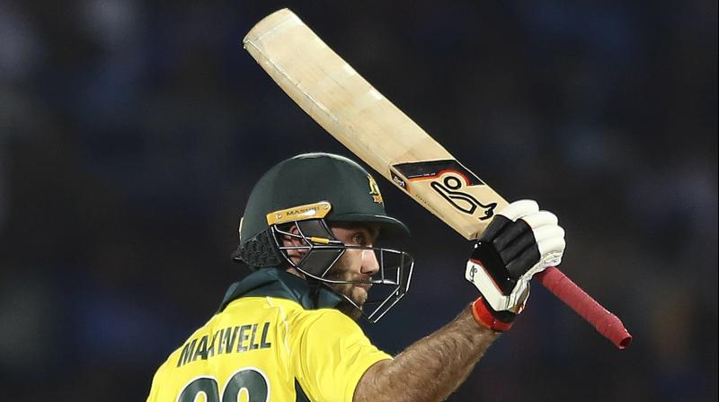 Maxwell was a key contributor in Australia's last-ball win with a 43-ball-56 but it was the pace bowling pair of Jhye Richardson and Pat Cummins, who won the match for Australia taking 14 off Umesh Yadav's final over. (Photo: AP) Maxwell was a key contributor in Australia's last-ball win with a 43-ball-56 but it was the pace bowling pair of Jhye Richardson and Pat Cummins, who won the match for Australia taking 14 off Umesh Yadav's final over. (Photo: AP)