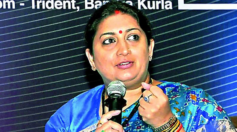 Irani wrote a limerick in a Hindi dialect to take a dig at Priyanka Gandhi Vadra. (Photo: File) Irani wrote a limerick in a Hindi dialect to take a dig at Priyanka Gandhi Vadra. (Photo: File)