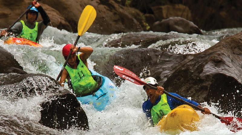 Kayaking at river fest. —DC FILE Kayaking at river fest. —DC FILE