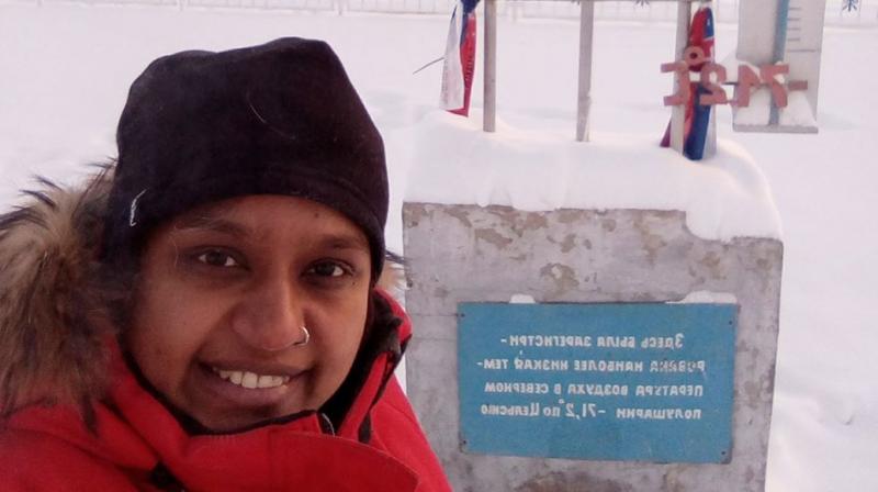 She took to adventure when she was 11 and had gone for a Himalayan hike in Bhutan (Photo: Facebook) She took to adventure when she was 11 and had gone for a Himalayan hike in Bhutan (Photo: Facebook)