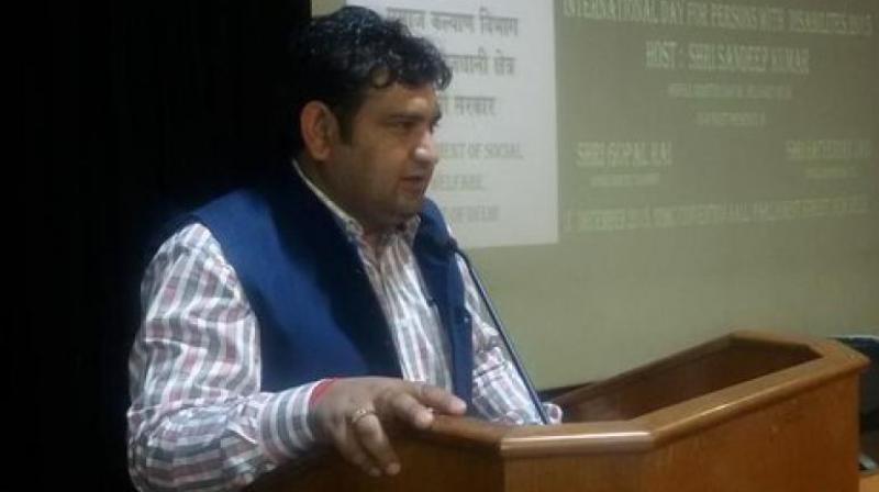 Sacked Delhi minister Sandeep Kumar. (Photo: Twitter) Sacked Delhi minister Sandeep Kumar. (Photo: Twitter)