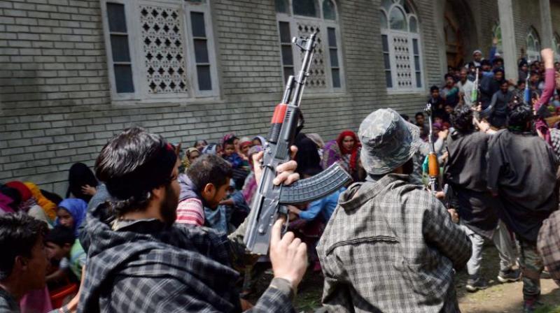 Around 80 militants have been killed in south Kashmir in the past six months. (Photo: PTI/Representational) Around 80 militants have been killed in south Kashmir in the past six months. (Photo: PTI/Representational)