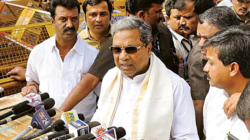 Karnataka Chief Minister Siddaramaiah. (Photo: KPN/File) Karnataka Chief Minister Siddaramaiah. (Photo: KPN/File)