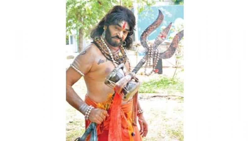 Sayaji Shinde in Aghori outfit Sayaji Shinde in Aghori outfit