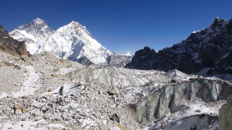 The study does not include the huge adjoining ranges of high-mountain Asia such as the Pamir, Hindu Kush or Tian Shan, but other studies suggest similar melting is underway there as well. (Photo: AP) The study does not include the huge adjoining ranges of high-mountain Asia such as the Pamir, Hindu Kush or Tian Shan, but other studies suggest similar melting is underway there as well. (Photo: AP)