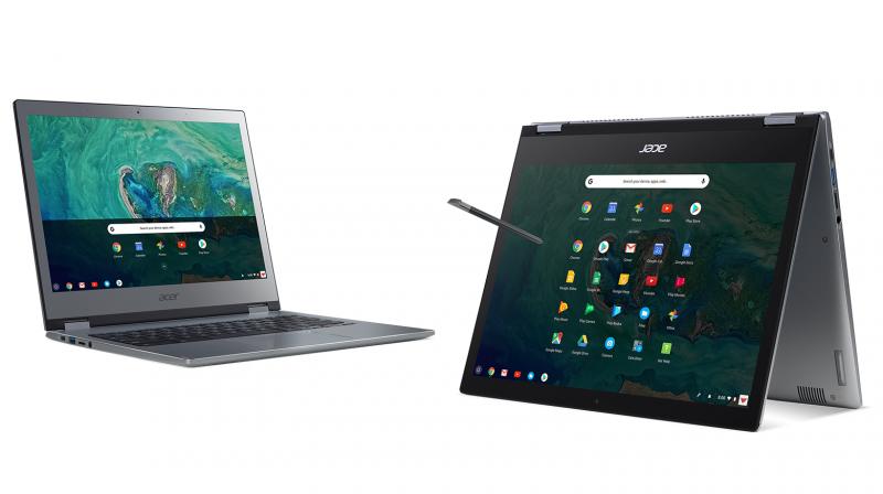 The notebooks are powered by 8th-gen Intel Core processors. The notebooks are powered by 8th-gen Intel Core processors.
