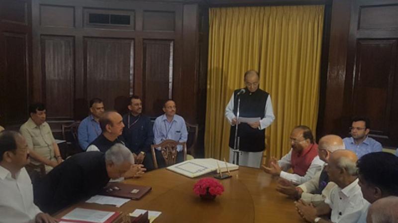 The voting for 25 Rajya Sabha seats was held across six states including Uttar Pradesh, West Bengal, Karnataka, Jharkhand, Chhattisgarh and Telangana. (Photo: ANI) The voting for 25 Rajya Sabha seats was held across six states including Uttar Pradesh, West Bengal, Karnataka, Jharkhand, Chhattisgarh and Telangana. (Photo: ANI)
