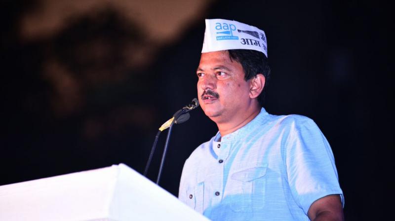 The 53-year-old Elvis Gomes had taken voluntary retirement to join AAP. (Photo: Twitter) The 53-year-old Elvis Gomes had taken voluntary retirement to join AAP. (Photo: Twitter)