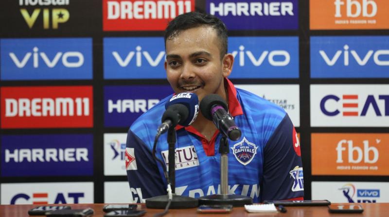 Shaw top-scored with 56 off 38 balls on a Shaw top-scored with 56 off 38 balls on a