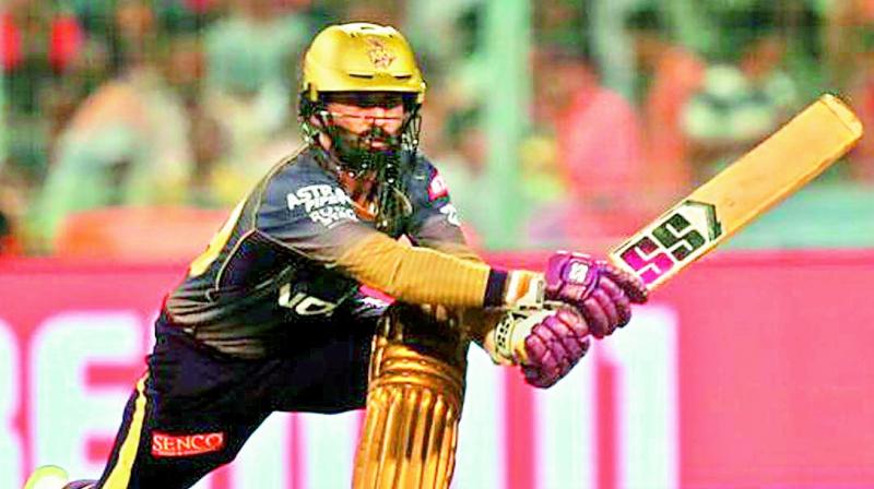 KKR snapped a six-match losing streak with a 34-run win over Mumbai Indians at the Eden Gardens Sunday, days after questions were raised about Andre Russell's batting position, with the West Indian power-hitter himself expressing a desire to bat higher at No. 4. (Photo: BCCI) KKR snapped a six-match losing streak with a 34-run win over Mumbai Indians at the Eden Gardens Sunday, days after questions were raised about Andre Russell's batting position, with the West Indian power-hitter himself expressing a desire to bat higher at No. 4. (Photo: BCCI)