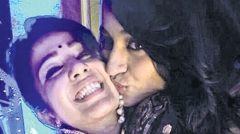 Trisha with Charmme Kaur. Trisha with Charmme Kaur.