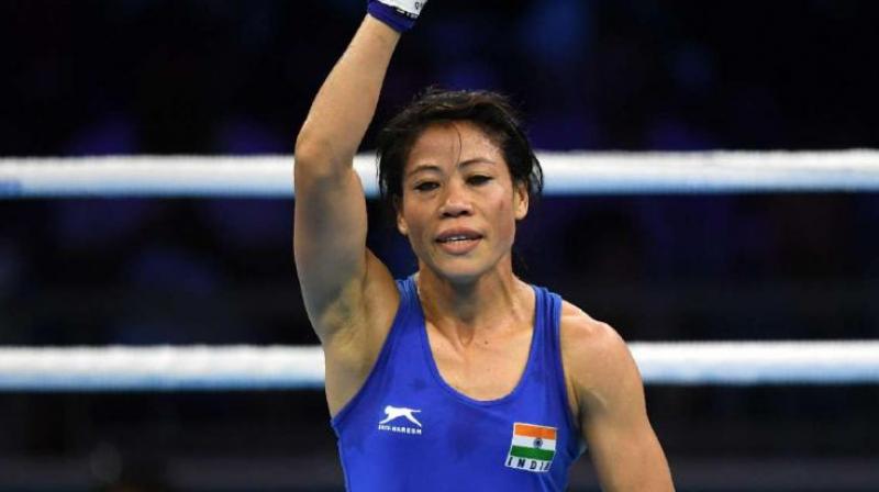Mary Kom and Lovlina will be seen in action on Thursday while Sonia’s and Simranjit’s bouts are lined-up for Friday. (Photo: AFP) Mary Kom and Lovlina will be seen in action on Thursday while Sonia’s and Simranjit’s bouts are lined-up for Friday. (Photo: AFP)