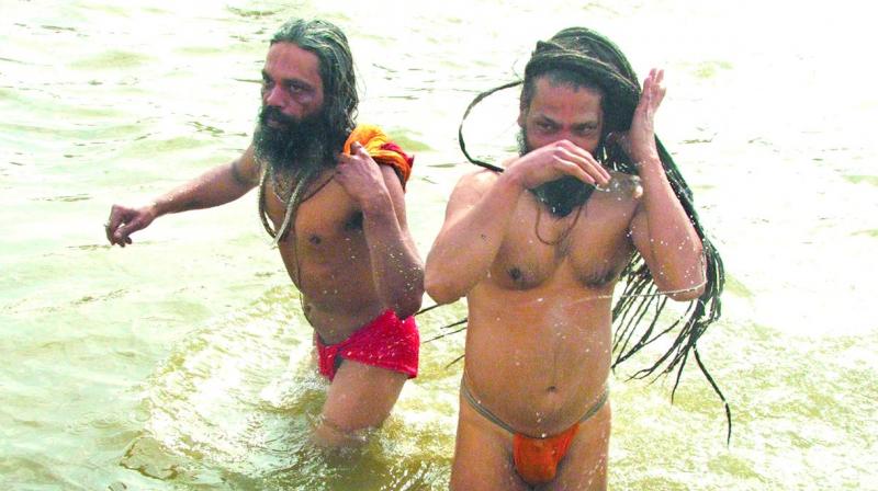 The numbers of India’s sadhus are falling. Many of the ‘Naga Sadhus’ at the Kumbh are fake, people paid to take part to bump up numbers. (Biplab banerjee) The numbers of India’s sadhus are falling. Many of the ‘Naga Sadhus’ at the Kumbh are fake, people paid to take part to bump up numbers. (Biplab banerjee)