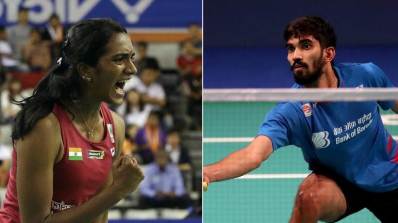 According to the draw made in Jakarta on Tuesday, Sindhu faces Taiwanese Pai Yu Po in the first round, while Srikanth, who won four Superseries titles last year, will face Japan's Kenta Nishimoto in his campaign opener. (Photo: PTI) According to the draw made in Jakarta on Tuesday, Sindhu faces Taiwanese Pai Yu Po in the first round, while Srikanth, who won four Superseries titles last year, will face Japan's Kenta Nishimoto in his campaign opener. (Photo: PTI)