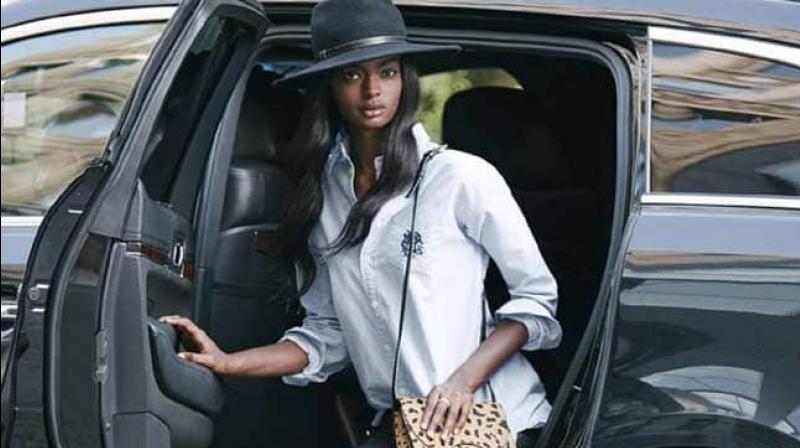 Australian model Adau Mornyang enters the LA federal court building, facing the prospect of a prospect of a prison sentence for turning a Melbourne to Los Angeles flight into drunken, violent chaos for 205 other passengers. (Photo: Facebook/ Adau Mornyang) Australian model Adau Mornyang enters the LA federal court building, facing the prospect of a prospect of a prison sentence for turning a Melbourne to Los Angeles flight into drunken, violent chaos for 205 other passengers. (Photo: Facebook/ Adau Mornyang)