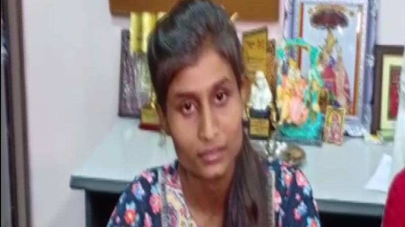 Richa Bharati, the girl who was asked by a court to distribute copies of Quran as a bail condition, said on Wednesday that she would take action against the people who filed a complaint against her for allegedly posting communal comments on social media. (Photo: ANI) Richa Bharati, the girl who was asked by a court to distribute copies of Quran as a bail condition, said on Wednesday that she would take action against the people who filed a complaint against her for allegedly posting communal comments on social media. (Photo: ANI)