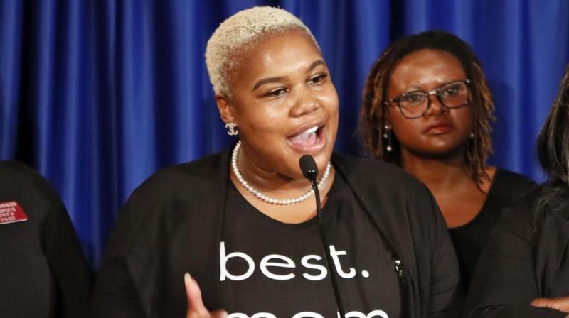 In this May 7, 2019 file photo Rep. Erica Thomas, D-Austell, speaks during a news conference in Atlanta. Thomas says she was verbally attacked in a supermarket by a white man. (Photo: AP) In this May 7, 2019 file photo Rep. Erica Thomas, D-Austell, speaks during a news conference in Atlanta. Thomas says she was verbally attacked in a supermarket by a white man. (Photo: AP)