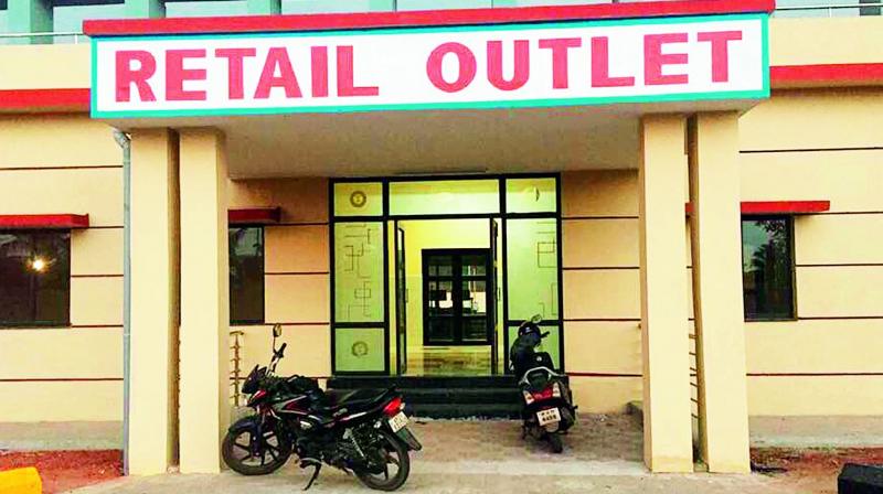 The RINL retail outlet that was inaugurated on Wednesday. The RINL retail outlet that was inaugurated on Wednesday.