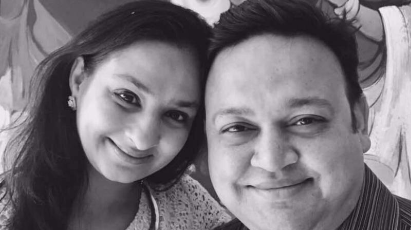 Shripriya Dalmia Thirani with husband Mridul Thirani (Photo: Faebook) Shripriya Dalmia Thirani with husband Mridul Thirani (Photo: Faebook)