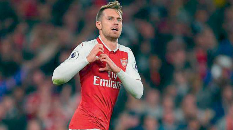 Aaron Ramsey also talked about coach Maurizio Sarri. Aaron Ramsey also talked about coach Maurizio Sarri.