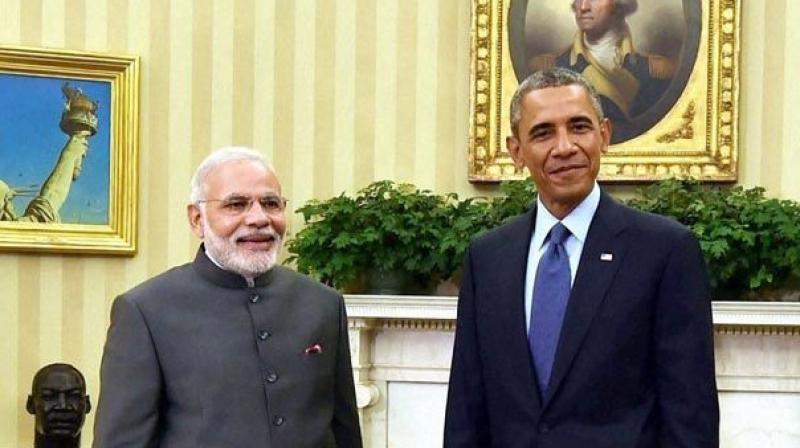 Prime Minister Narendra Modi with US President Barack Obama (Photo: AP) Prime Minister Narendra Modi with US President Barack Obama (Photo: AP)