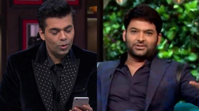 Karan Johar and Kapil Sharma Karan Johar and Kapil Sharma