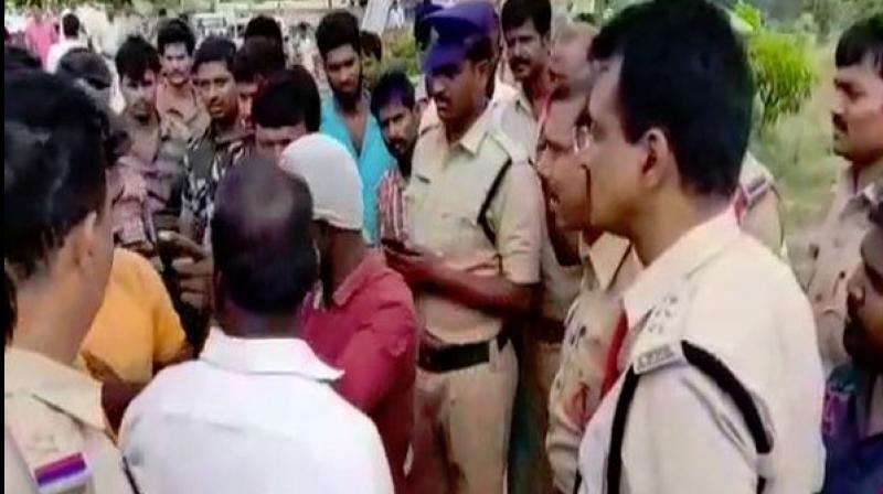 Police have filed a case based on the complaint of Kesavulu. Further investigation is on. (Photo: ANI) Police have filed a case based on the complaint of Kesavulu. Further investigation is on. (Photo: ANI)