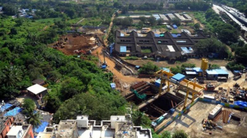 The Supreme Court on Monday restrained authorities from cutting anymore trees in Mumbai's Aarey to set up a Metro car shed. (Photo: ANI) The Supreme Court on Monday restrained authorities from cutting anymore trees in Mumbai's Aarey to set up a Metro car shed. (Photo: ANI)