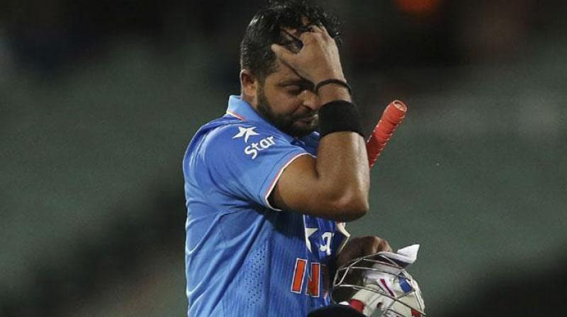 The Police said that despite the accident, Raina did not suffer any injuries.(Photo: PTI) The Police said that despite the accident, Raina did not suffer any injuries.(Photo: PTI)