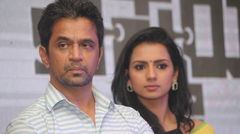 A file photo of actors Arjun Sarja and Sruthi Hariharan A file photo of actors Arjun Sarja and Sruthi Hariharan