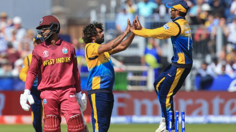 Chris Gayle and Shimron Hetmyer added 49 but wickets fell at regular intervals to leave the Windies on the brink of another defeat at 145-5. (Photo:AFP) Chris Gayle and Shimron Hetmyer added 49 but wickets fell at regular intervals to leave the Windies on the brink of another defeat at 145-5. (Photo:AFP)
