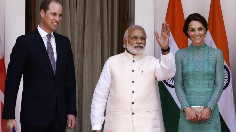 File image of Prince William and Kate Middleton from their India visit. (Photo: AP) File image of Prince William and Kate Middleton from their India visit. (Photo: AP)