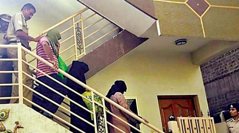 The three Pakistani nationals were arrested from their house in Kumaraswamy Layout on May 24, 2017 (Photo: DC) The three Pakistani nationals were arrested from their house in Kumaraswamy Layout on May 24, 2017 (Photo: DC)