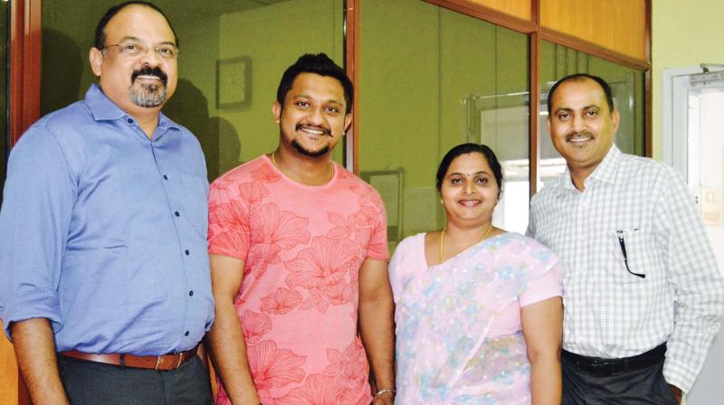 Anooja and her team Anooja and her team