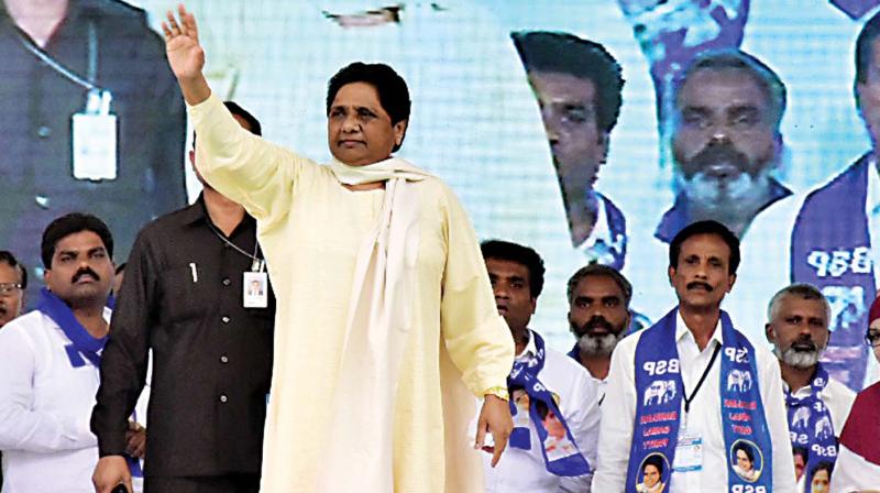 Bahujan Samaj Party (BSP) Supremo Mayawati addressed an election rally at Maharaja’s College Grounds in Mysuru on Wednesday. (Image KPN) Bahujan Samaj Party (BSP) Supremo Mayawati addressed an election rally at Maharaja’s College Grounds in Mysuru on Wednesday. (Image KPN)