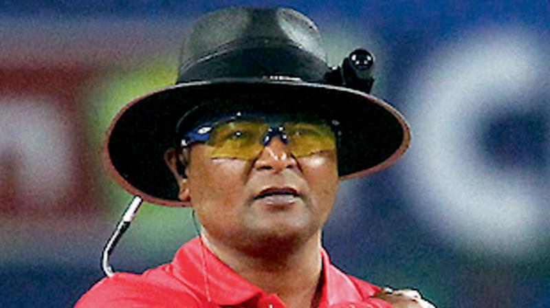 Hyderabad cricket umpire C Shamshuddin. DC Photo