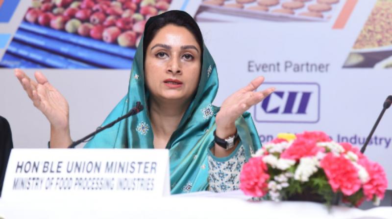 Union minister Harsimran Kaur Badal Union minister Harsimran Kaur Badal