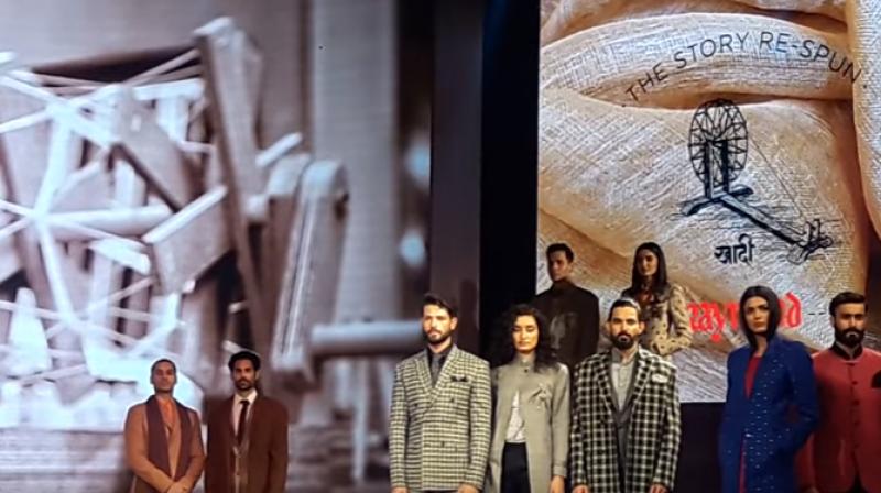 Khadi by Raymond fashion show (Photo: Youtube screengrab) Khadi by Raymond fashion show (Photo: Youtube screengrab)