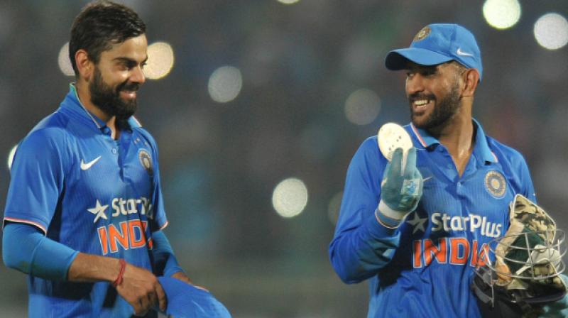 Virat Kohli and MS Dhoni. (Photo: AFP) Virat Kohli and MS Dhoni. (Photo: AFP)