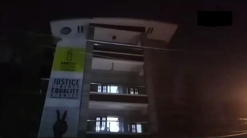 According to reports, the raids are being carried out since 2 pm today. (Photo: Twitter | ANI) According to reports, the raids are being carried out since 2 pm today. (Photo: Twitter | ANI)