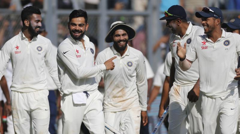 After putting the outcome of the series beyond doubt following a win in Mumbai, Indian skipper Virat Kohli had said that India would now "really express fully" in Chennai and hope to make it 4-0 against opponents who had been something of a bogey team. (Photo: AP) After putting the outcome of the series beyond doubt following a win in Mumbai, Indian skipper Virat Kohli had said that India would now "really express fully" in Chennai and hope to make it 4-0 against opponents who had been something of a bogey team. (Photo: AP)