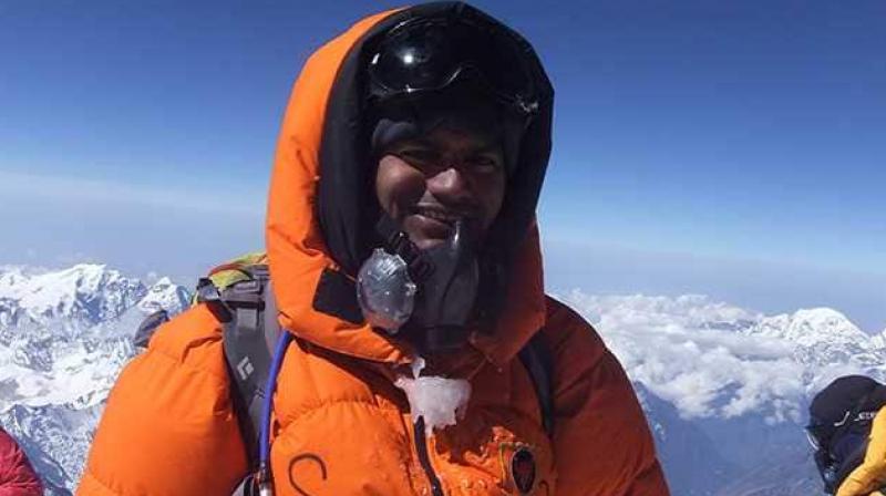 Kumar is the first and only IAS officer of India who has climbed Mt Everest. (Photo: shriravindrakumar.com) Kumar is the first and only IAS officer of India who has climbed Mt Everest. (Photo: shriravindrakumar.com)