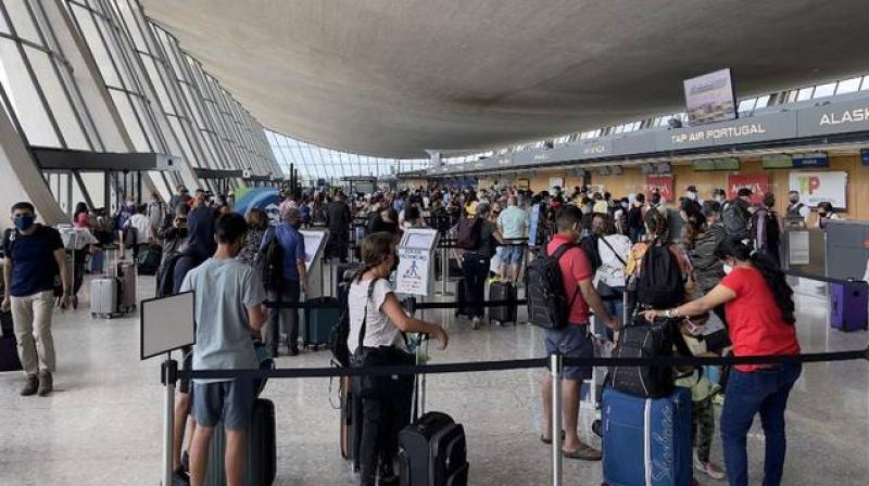 Those receiving an exemption will generally need to be vaccinated within 60 days after arriving in the United States. (Representational image: AFP) Those receiving an exemption will generally need to be vaccinated within 60 days after arriving in the United States. (Representational image: AFP)