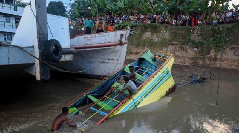 Family and friends have identified 44 of the bodies, local authorities said, but the rest were decayed beyond recognition after days in the water. (Photo: AFP) Family and friends have identified 44 of the bodies, local authorities said, but the rest were decayed beyond recognition after days in the water. (Photo: AFP)