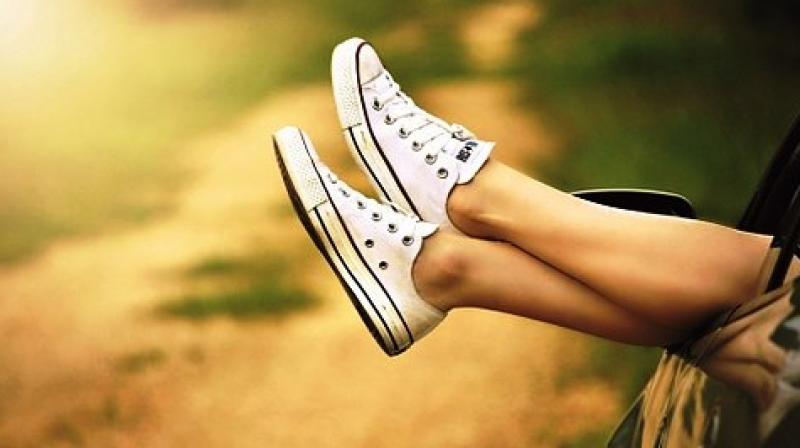 Though the sneakers can be styled with everything starting from track pants to camo cargos, they look best with summer dresses. (Photo: Representational/Pixabay) Though the sneakers can be styled with everything starting from track pants to camo cargos, they look best with summer dresses. (Photo: Representational/Pixabay)