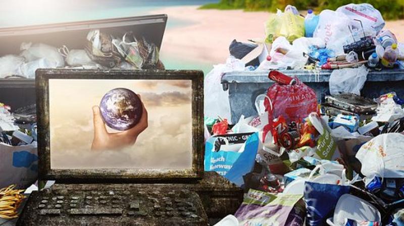 The US in 2018 shipped about 68,000 containers with plastic waste to some developing countries, which mishandle about 70 per cent of their own plastic waste. (Photo: Representational/Pixabay) The US in 2018 shipped about 68,000 containers with plastic waste to some developing countries, which mishandle about 70 per cent of their own plastic waste. (Photo: Representational/Pixabay)