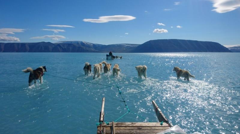 The melting of the ice sheet and glaciers that has a direct impact on rising sea levels worldwide. (Photo: AFP) The melting of the ice sheet and glaciers that has a direct impact on rising sea levels worldwide. (Photo: AFP)