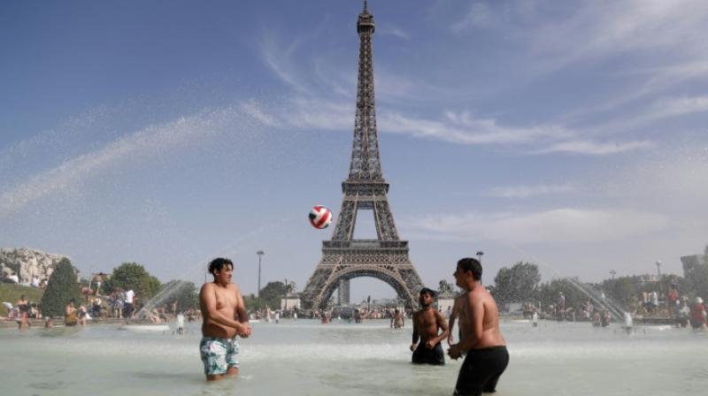 The heatwave last week smashed national records for the hottest single day as scorching weather spread across Europe from the Sahara. (Photo: AFP) The heatwave last week smashed national records for the hottest single day as scorching weather spread across Europe from the Sahara. (Photo: AFP)