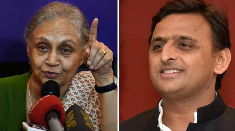 Sheila Dikshit thinks Akhilesh Yadav would make a better CM candidate than her. (Photo: PTI) Sheila Dikshit thinks Akhilesh Yadav would make a better CM candidate than her. (Photo: PTI)