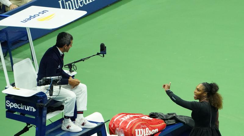 Serena, who was thwarted in her bid for a record-tying 24th Slam singles crown in losing to Japan's Naomi Osaka, said she was punished for saying something where men have said far worse without incurring such a penalty. (Photo: AFP) Serena, who was thwarted in her bid for a record-tying 24th Slam singles crown in losing to Japan's Naomi Osaka, said she was punished for saying something where men have said far worse without incurring such a penalty. (Photo: AFP)